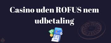 Mobile Pay Kasino Uden ROFUS En Ny Æra af Online Spil Mobile Pay Kasino Uden ROFUS En Ny Æra af Online Spil